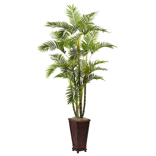 6.5ft. Areca Palm Tree in Decorative Planter